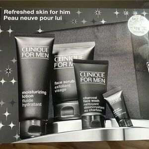 Clinique For Men Skincare Set - Black and Gray